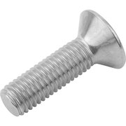 KIPP M5-0.80 x 30 mm Hex Flat Machine Screw, Bright Stainless Steel K0708.105X30